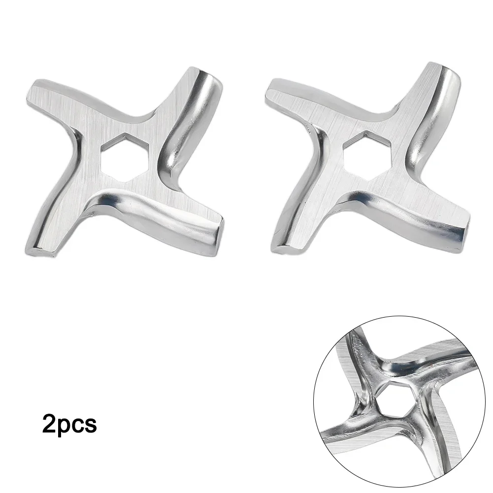 2Pcs Meat Grinder Knife. Mincer Blade Kitchen Appliance Spare Parts For Moulinex HV2 HV3 HV4 HV6 HV8 ME406 ME420 ME605 ME650