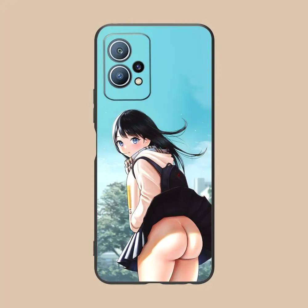 أنيمي Waifu هنتاي قضية الهاتف المحمول لهواوي P60 P50 P40 P30 P20 P10 P9 P8 برو لايت زائد الطباعة الملونة الغطاء الواقي