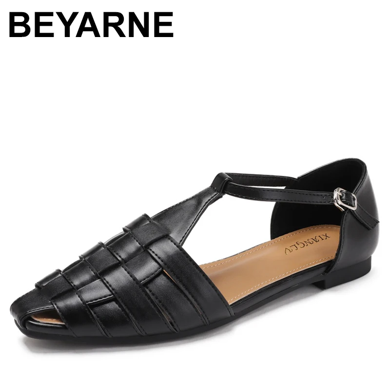 

Женские сандалии-гладиаторы из коровьей кожи с узким ремешком размера плюс 35–43, повседневные женские сандалии-гладиаторы на толстом среднем каблуке 1,5 см, женская обувь