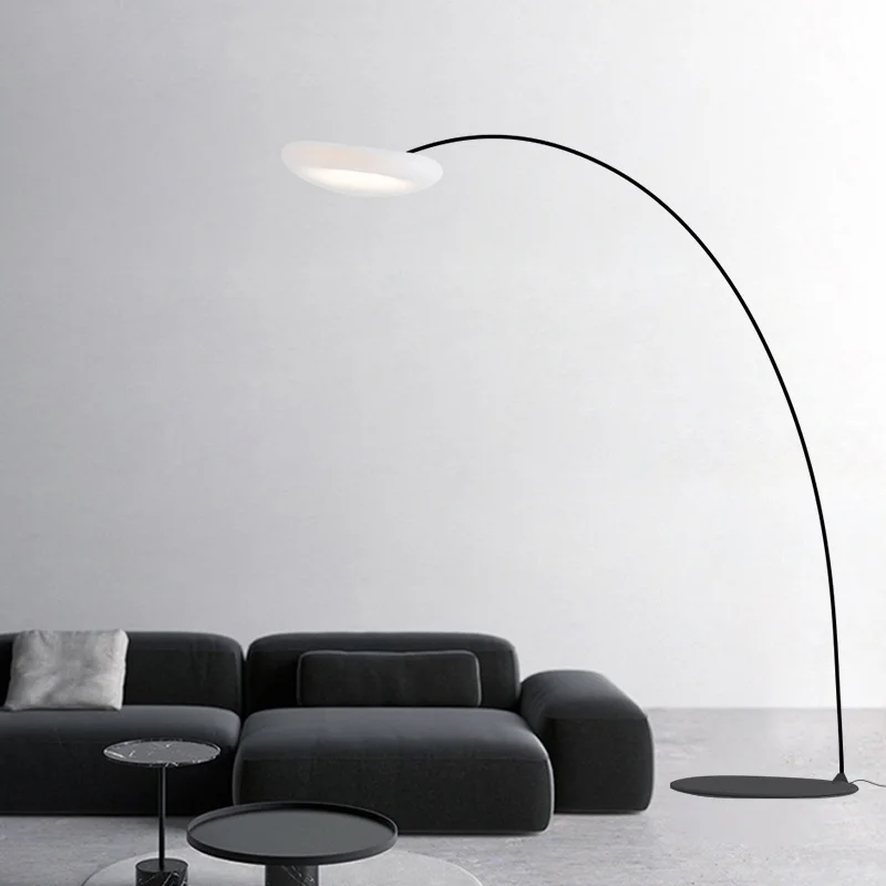 Modern Minimalist and Creative Floor Lamp, LED Eye Protection Desk Lamp, Cloud Living Room Fishing Lamp, Atmosphere Lamp