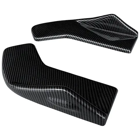 For Volkswagen Scirocco R 2009-2016 Car Body Kit Front Bumper Splitters Lip Spoiler Gloss Black ABS Decoration Rear Wrap Angle 10 best sales body kit volkswagen beetle - №4