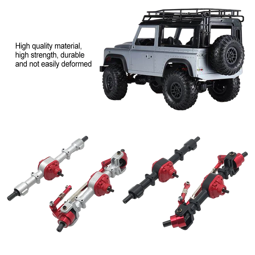 RCGOFOLLOW MN D90 D91 D96 D99S MN-90 MN99S Metal Front and Rear Axle With Drive Shaft 1/12 rc car Upgrades Parts