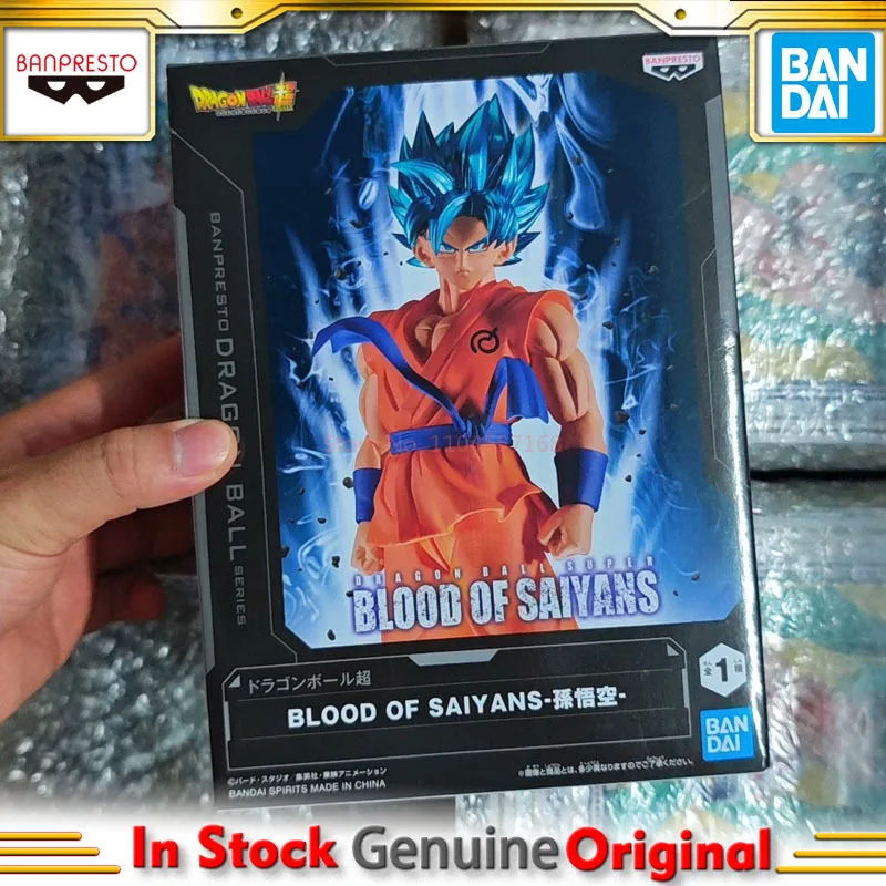 بانداي بانبريستو الأصلي لعبة دراغون بول سوبر بلود أوف سايان سون جوكو الشكل-أنيمي لعبة مجسمة لسطح المكتب الحلي هدية #5