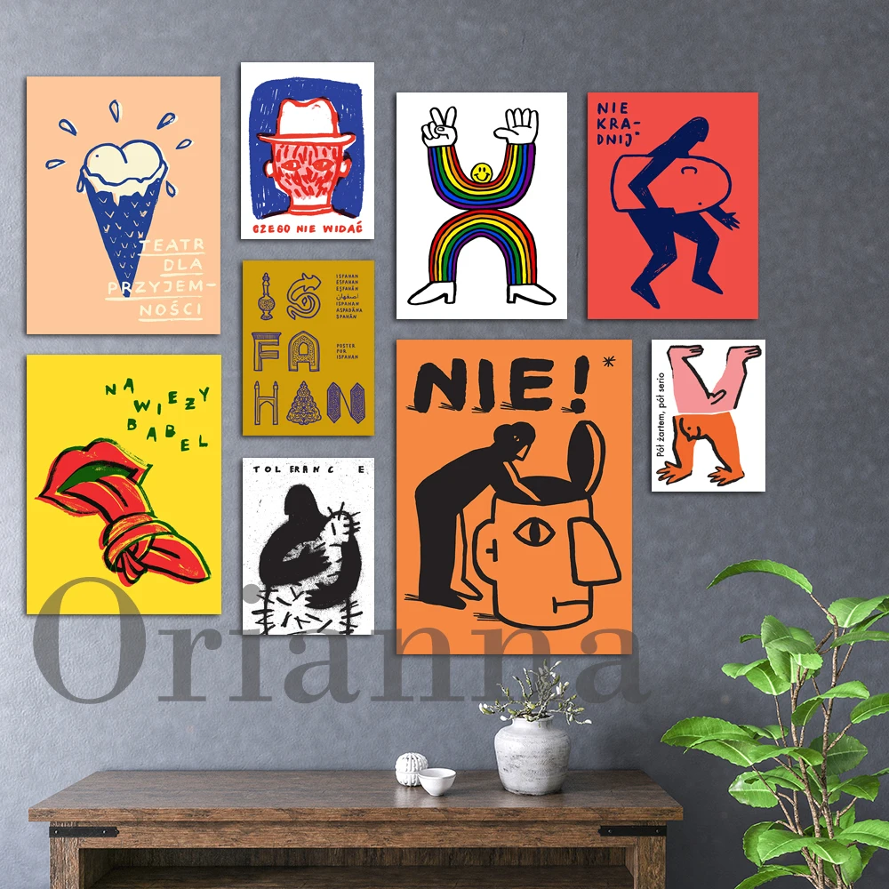 

David Shrigley Artist Posters, Impression Posters, Funny Quirky Gifts, Abstract Art Murals, David Shrigley Decorative Walls