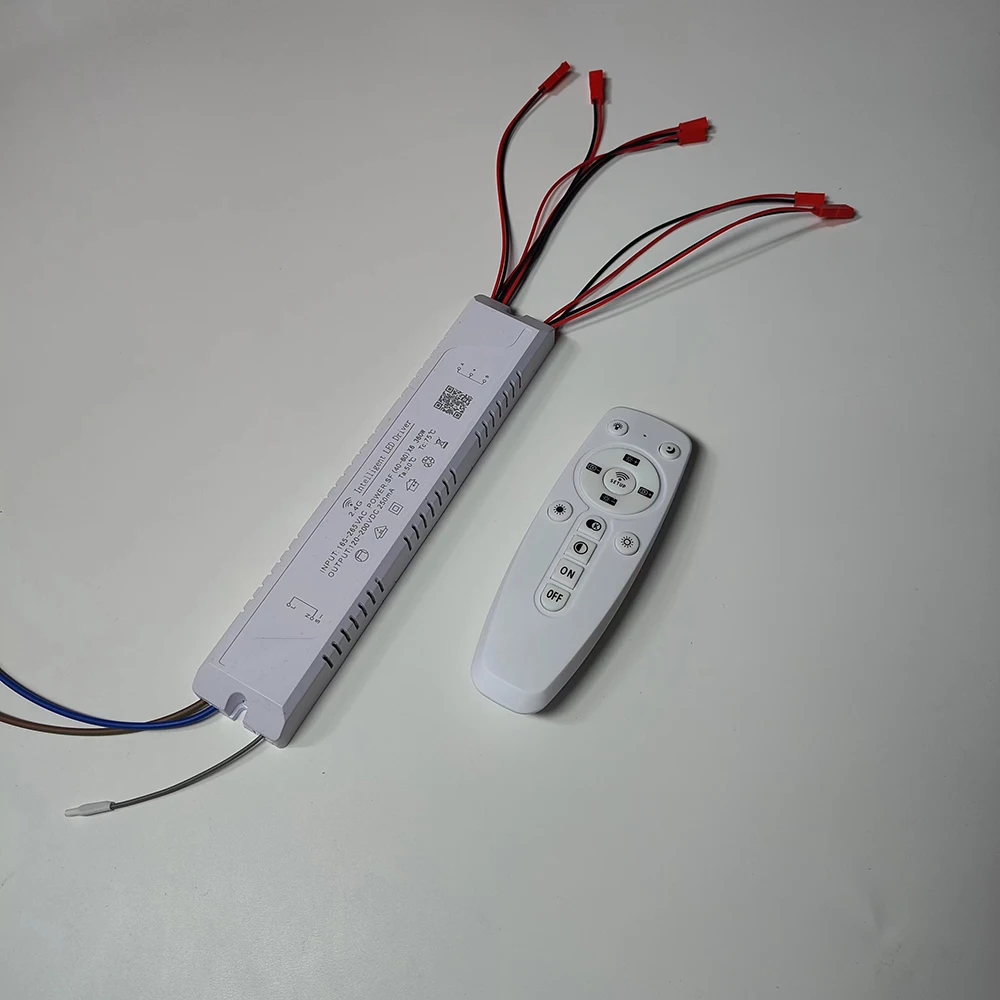 

Dimmable intelligent LED driver chandelier's transformer 2.4G remote&APP control power supply （30-50W）×6