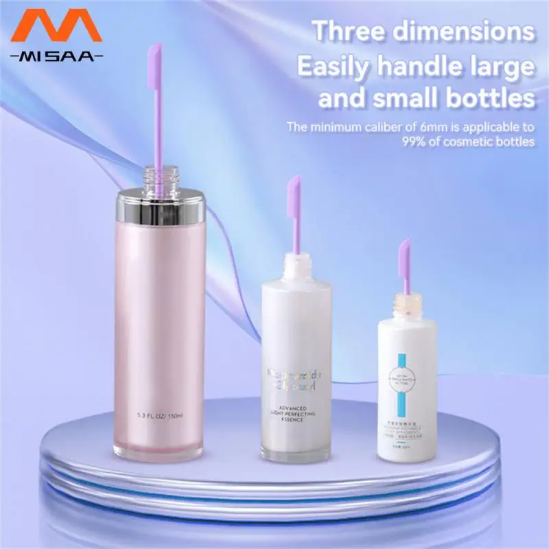 Cosmetica Fles Pot Schraper Make-Up Tools Siliconen Dubbel-Einde Schraper Set Cosmetica Tool Siliconen Spatel Geen Afval Cosmetica