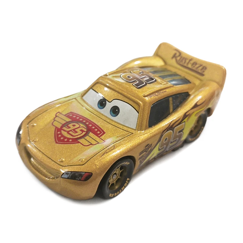 Car Disney Pixar Car Police Lightning McQueen Metal Die-cast Toy Car 1:55 Bulk New Car3 Christmas Birthday Gift Toy