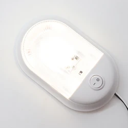 24 LED Ceiling Dome Light 12V/24V with On/Off Switch for RV Marine Yacht Camper