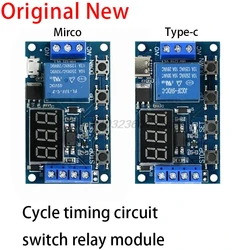 1PCS/5PCS/10PCS 6-30V 1 channel relay module Delay Disconnection Triggers Delayed Cycle Timing Circuit Switch XY-J02