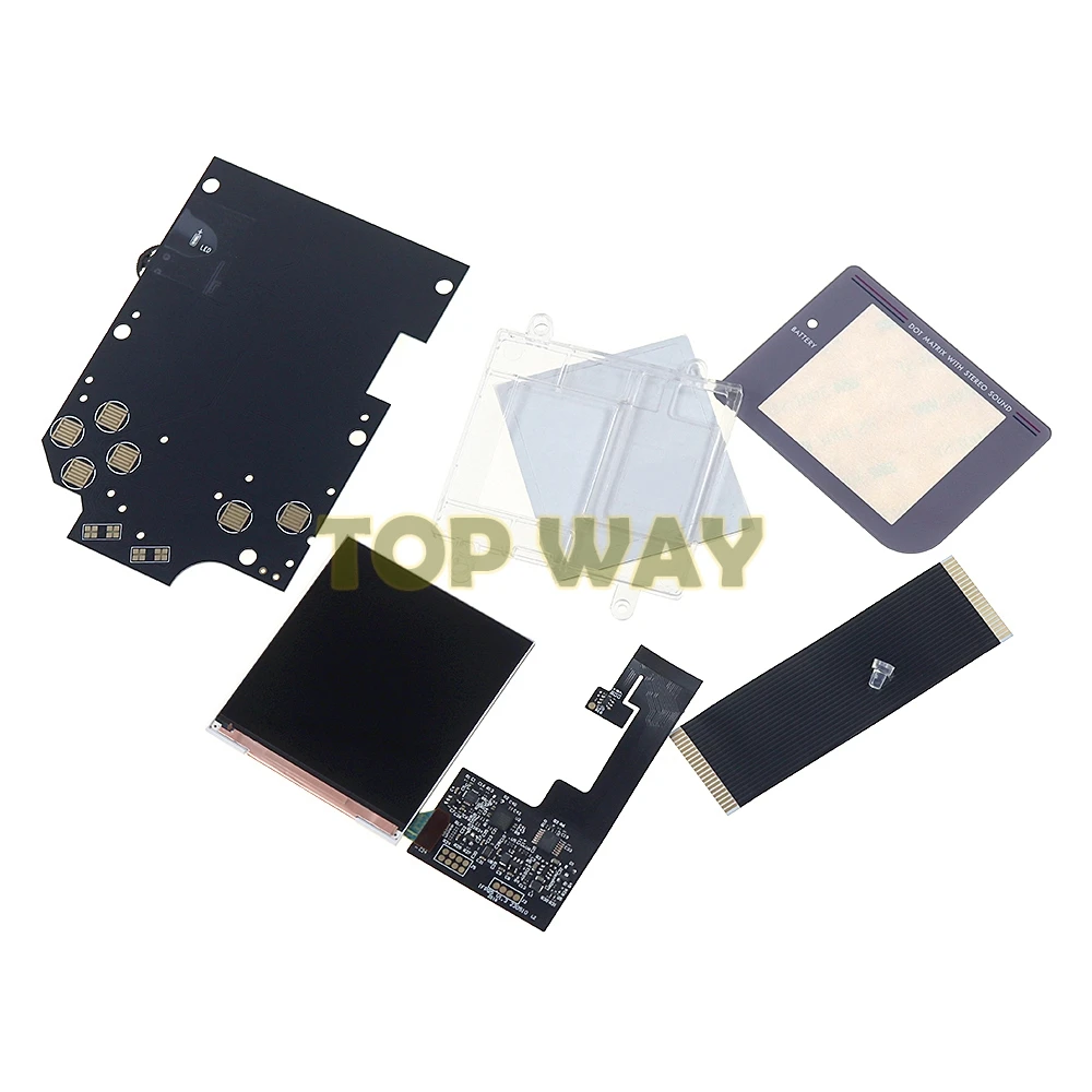 

1 комплект для GB V5 V5.0, 2,6-дюймовый IPS LCD-экран с подсветкой, высокой яркостью, 36 ретро-цветовых комбинаций, комплекты IPS-экранов с полным покрытием экрана