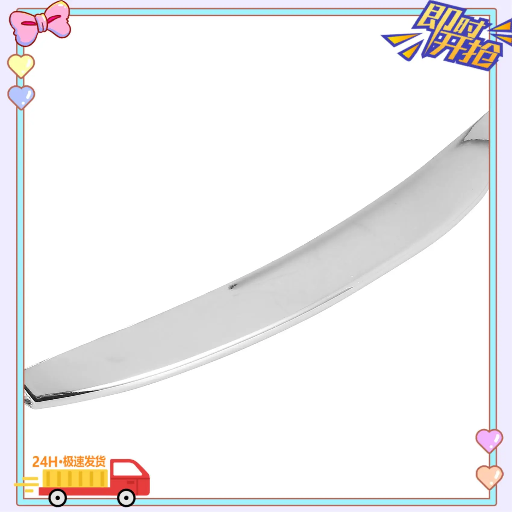 

Front Fog Lamps Cover Grille Slats Sticker Decoration Strips For Mercedes -Benz C Class CLA C118 CLA200 260 2020+ Chrome