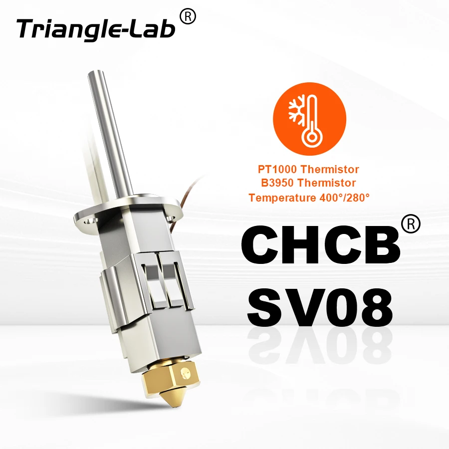 

Trianglelab CHCB-SV08 Hotend hot side upgrade for SV08 compatible with previous heat sinks 80w heating element