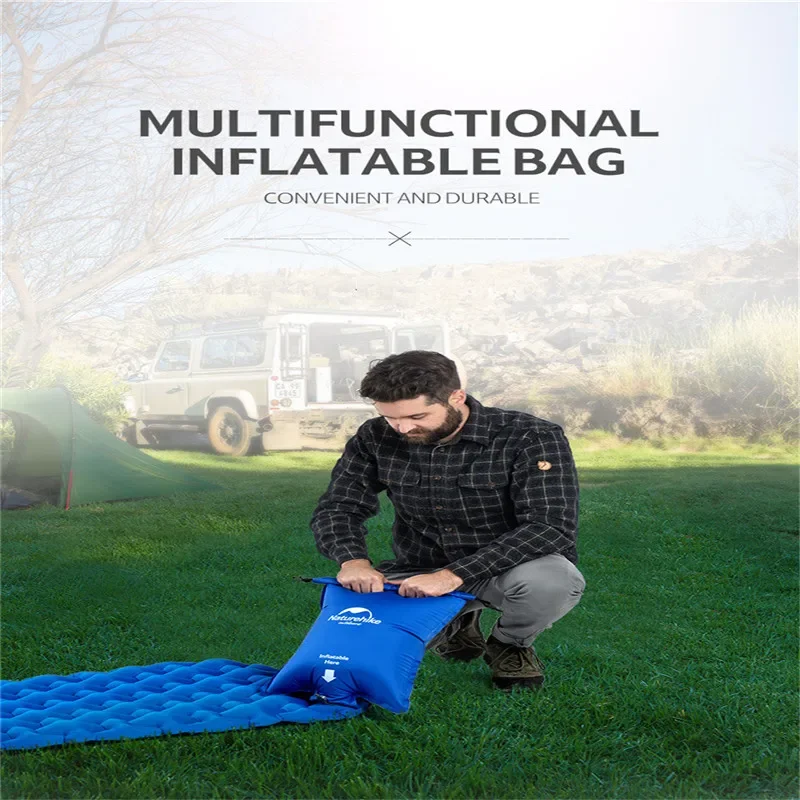 Naturehike Camping Waterproof Inflatable Flotation Bag Portable Folding Moisture-proof Picnic Swimming Hiking Inflatable Air Bag