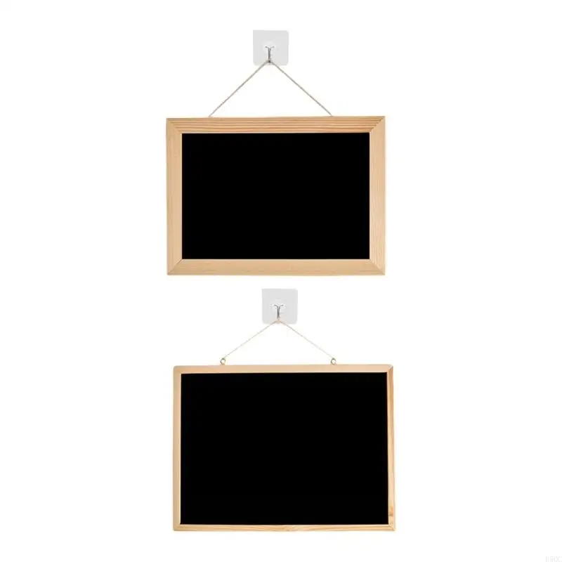 

Double-Sided Hanging Chalkboards Small Chalkboard Writeable Blackboard D5QC
