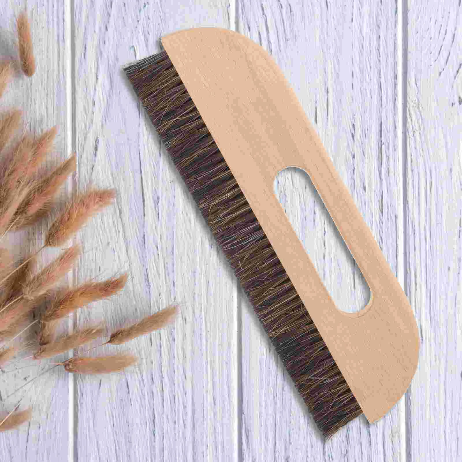 Wallpaper Brush Wallpaper Smoothing Brush Multi-Purpose Cleaning Brush Wooden Handle Wallpaper Paste Brush Cleaning Tools