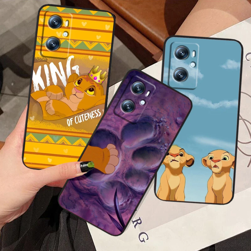 

Disney The Lion King Cute For OPPO Find X6 X5 X3 A54S A5 A94 A16 A53S A57 A74 A72 A98 A78 A96 A9 5G Black Back Phone Case