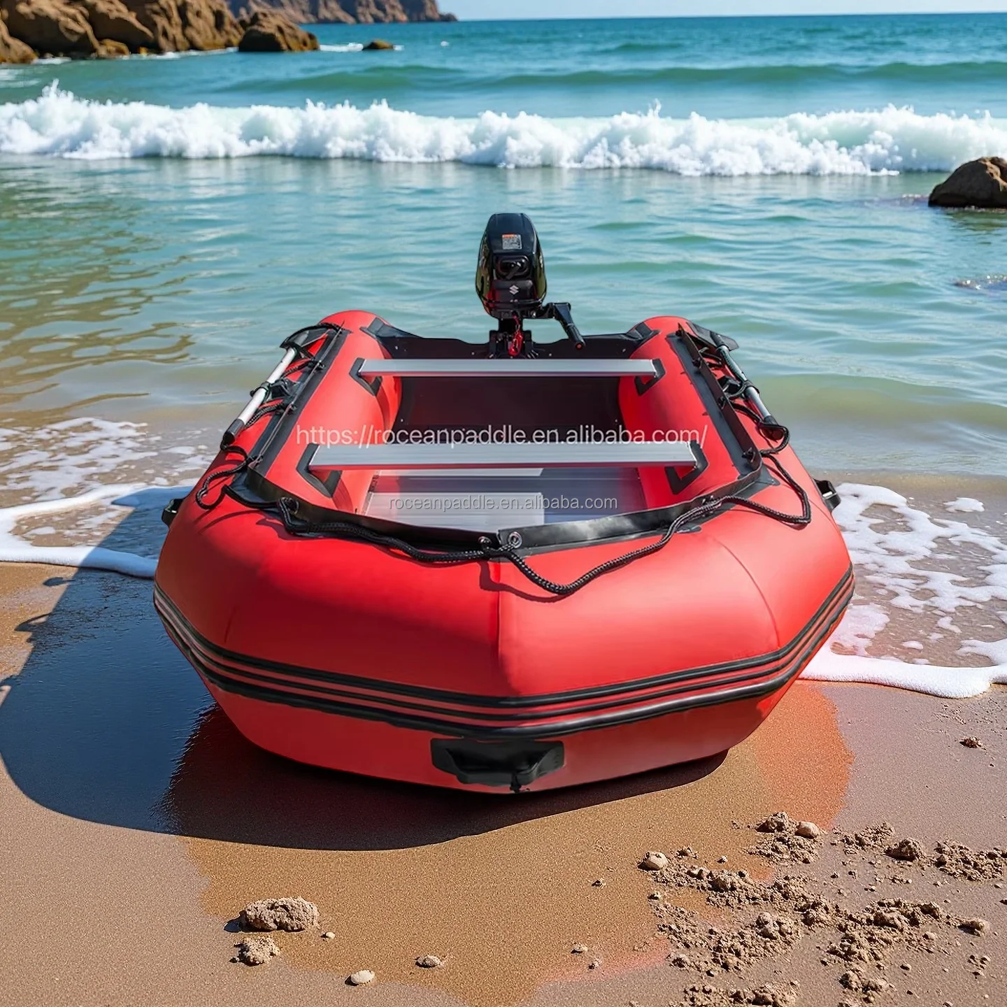 

Надувная складная рыбацкая лодка длиной 3,6 м, ПВХ Hypalon, воздушная палуба, напольная нижняя лодка, индивидуальный воздушный гребной плот для продажи