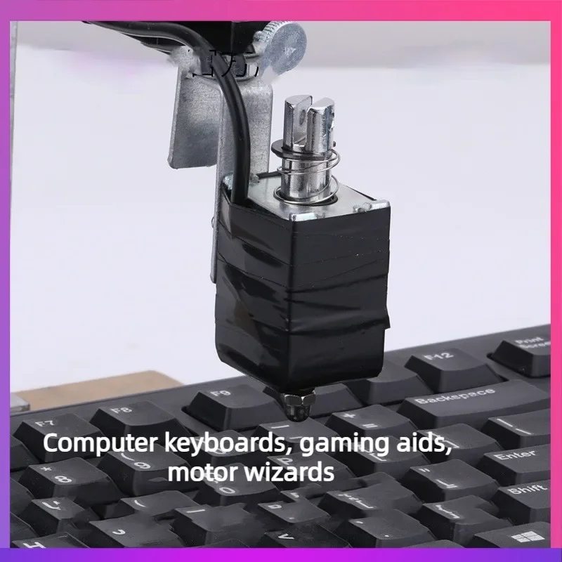 Computer Keyboard Clicker Physical Button Manipulator Knock Mute Smart Timing Hang Up Artifact Game Assistance