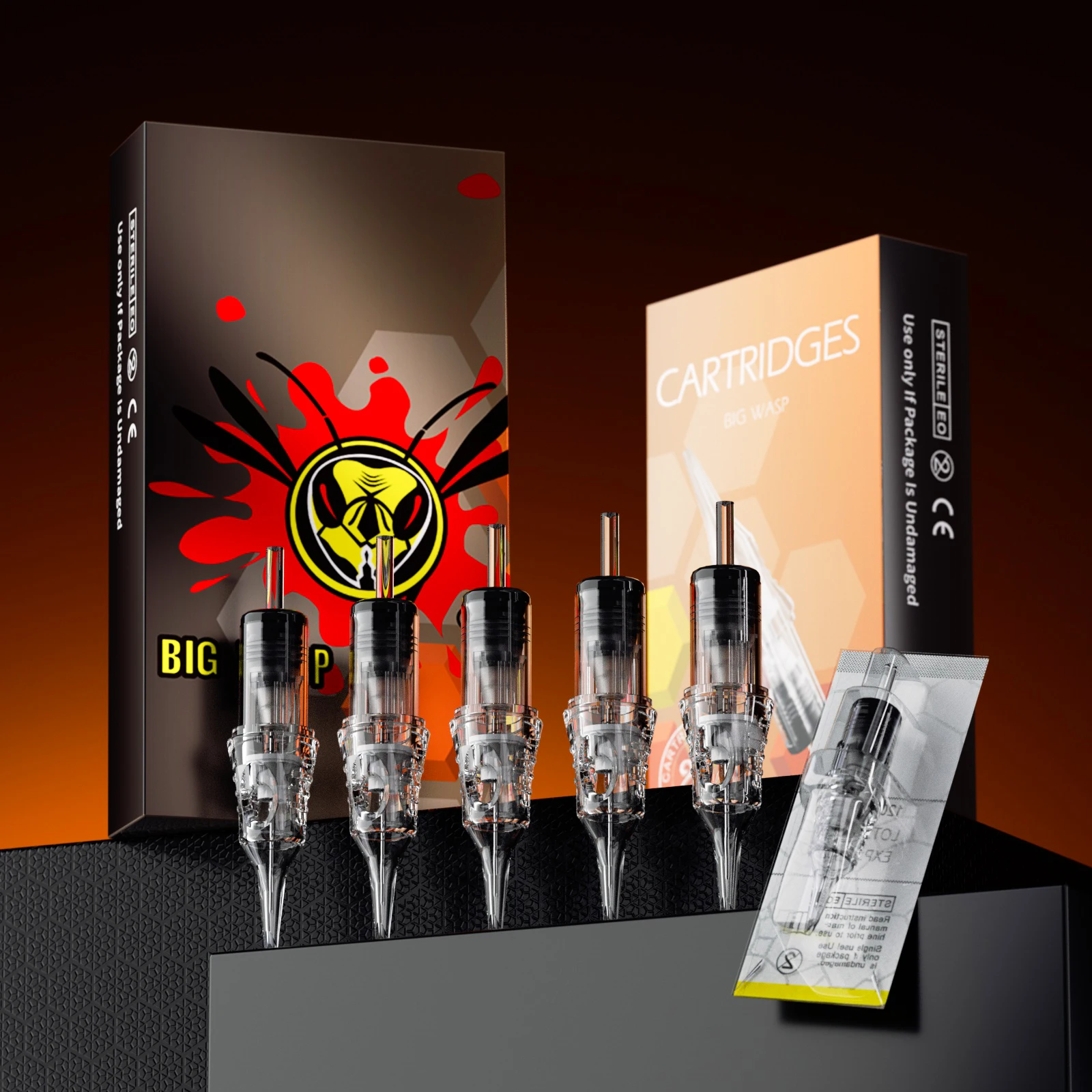 

Иглы-картриджи для татуировок BIGWASP PRO, 20 шт., смешанные типы Round Line RL/RM/RS/M1, одноразовые, стерилизованные, безопасные