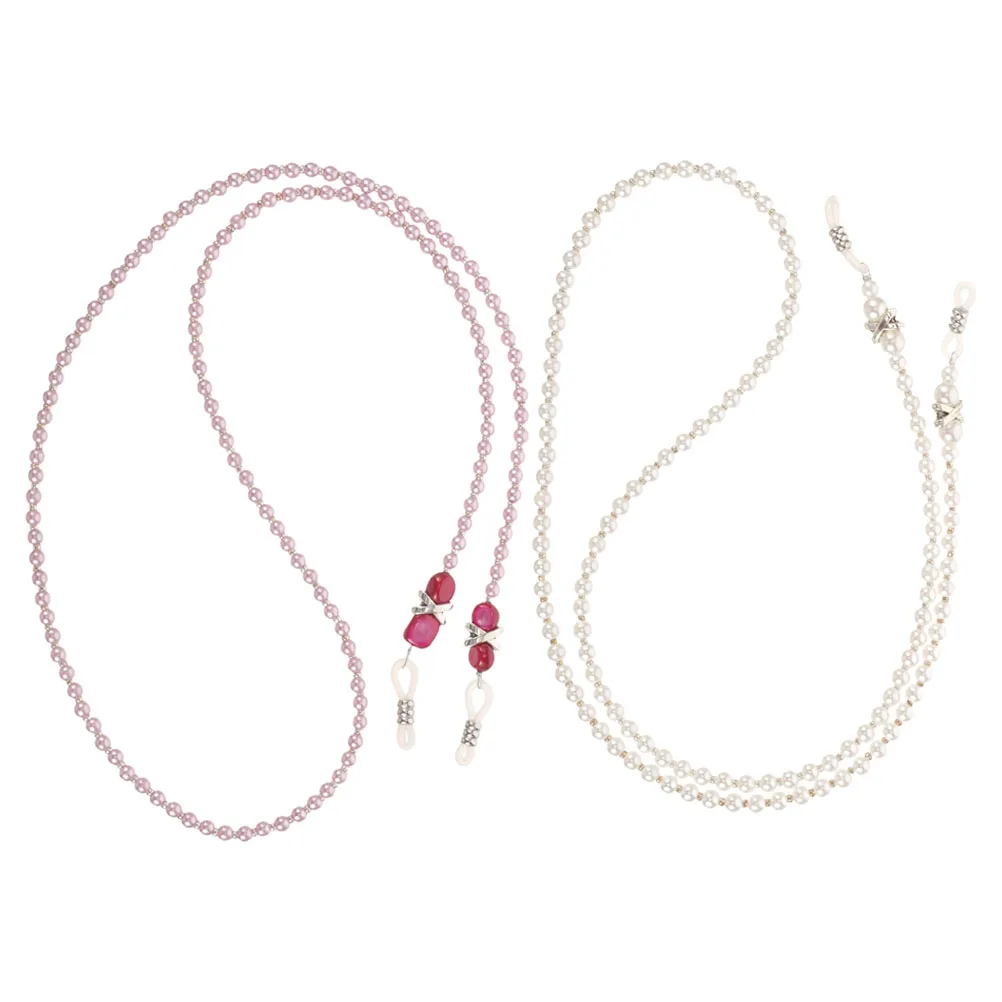 

Women Glasses Chain Necklace Elegant Eyewear Retainer Mask Eyeglass Cord Lanyard Cute Beaded