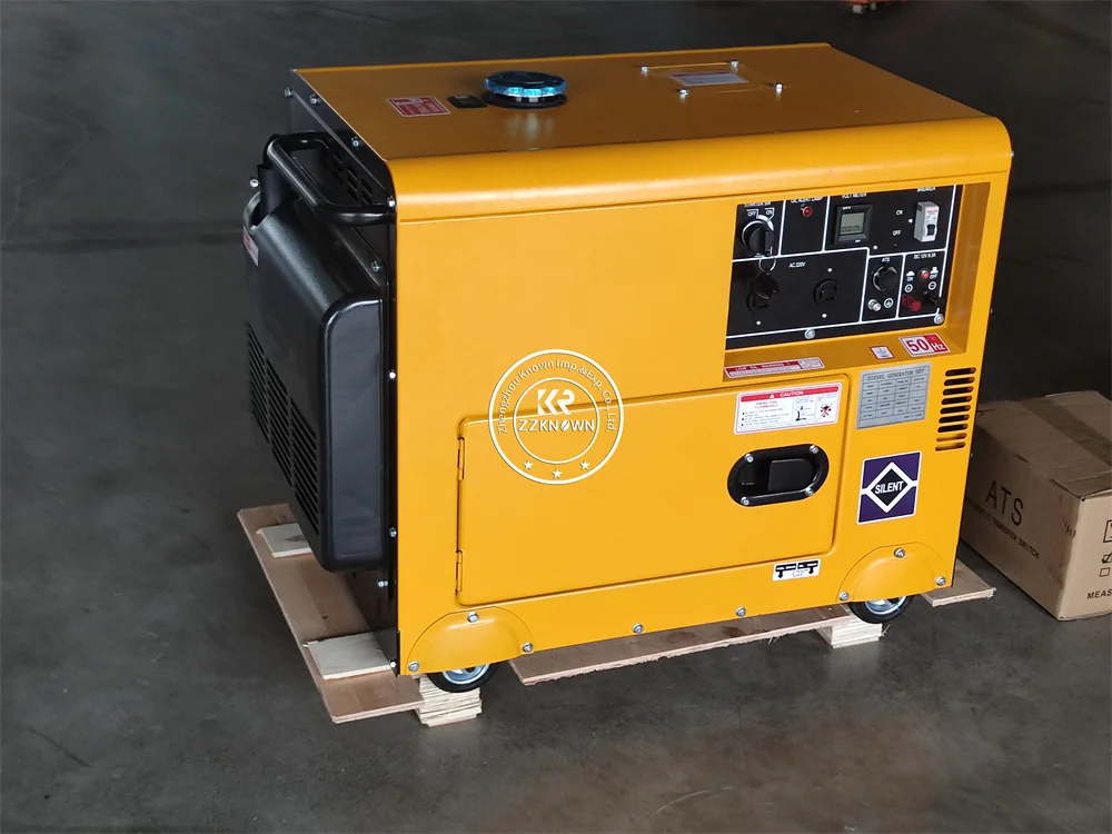 High Performance Silent Diesel Generator Portable Backup Power Generator for Construction Outdoor Events