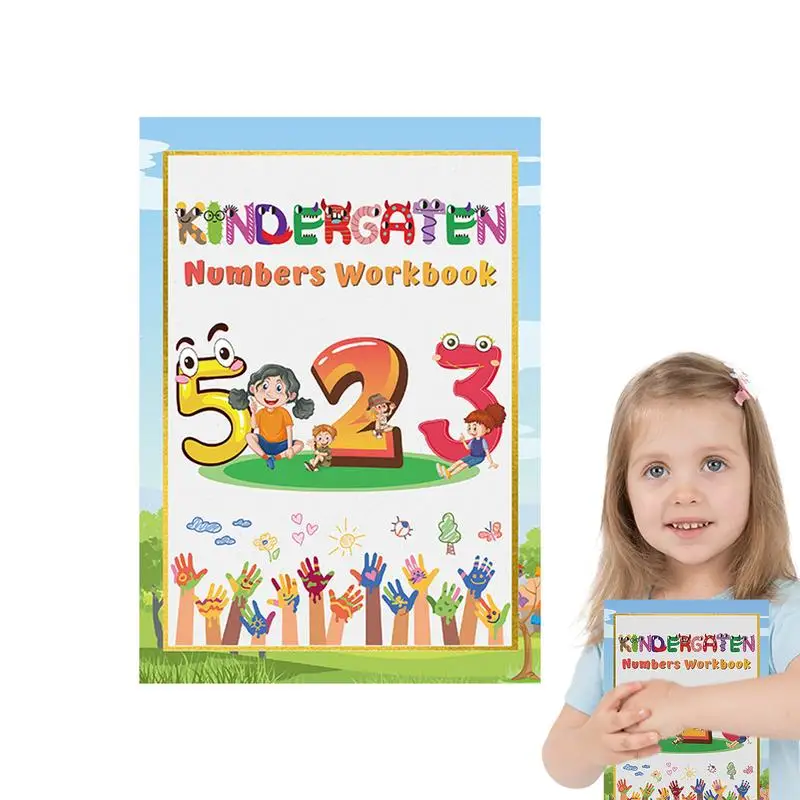 

Toddler Workbook Preschool Numbers Workbook Writing Reading Interactive Math Digital Exercise Paper For 3-8 Years Old Special