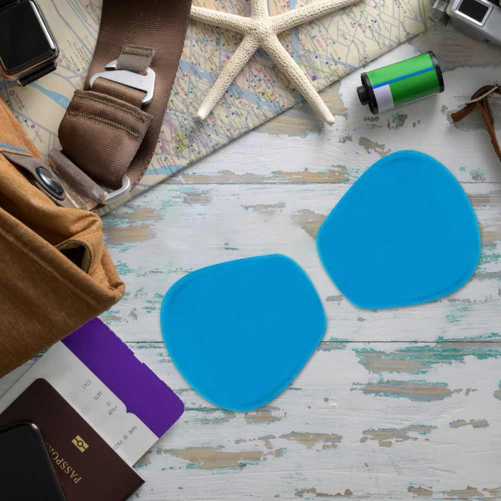 1 زوج/2 قطعة منصات مدلك استبدال هلام السيليكون عضلات البطن التصحيح قابلة لإعادة الاستخدام آمنة مريحة EMS الرقبة المدرب اكسسوارات