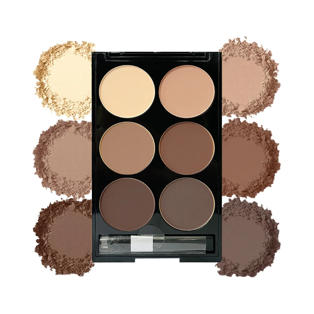 6-Farben Matte Kontur-Bronzer- – Highlighter Bronzer Palette Bewertung und Preis