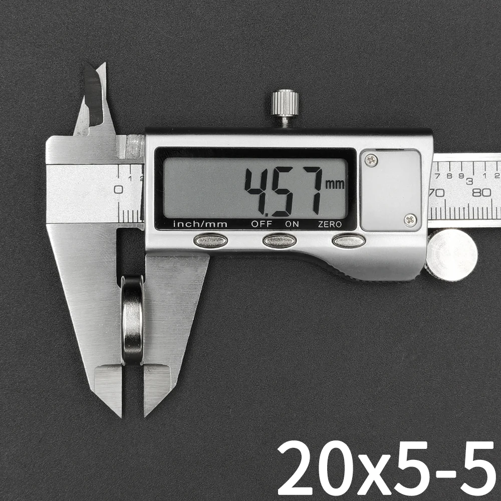 2/5/10/15/30 Stück 20X5-5 Magnet 20mm X 5mm Loch 5mm Runde Superstarke Starke Permanente Magnetische Scheibe – Detail 8