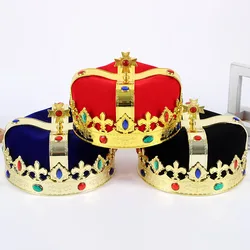 Acrylic Drilling King Crown Hat for Cosplay Carnival Princess Birthday Party Stage Performance - Carnival Girl Accessory
