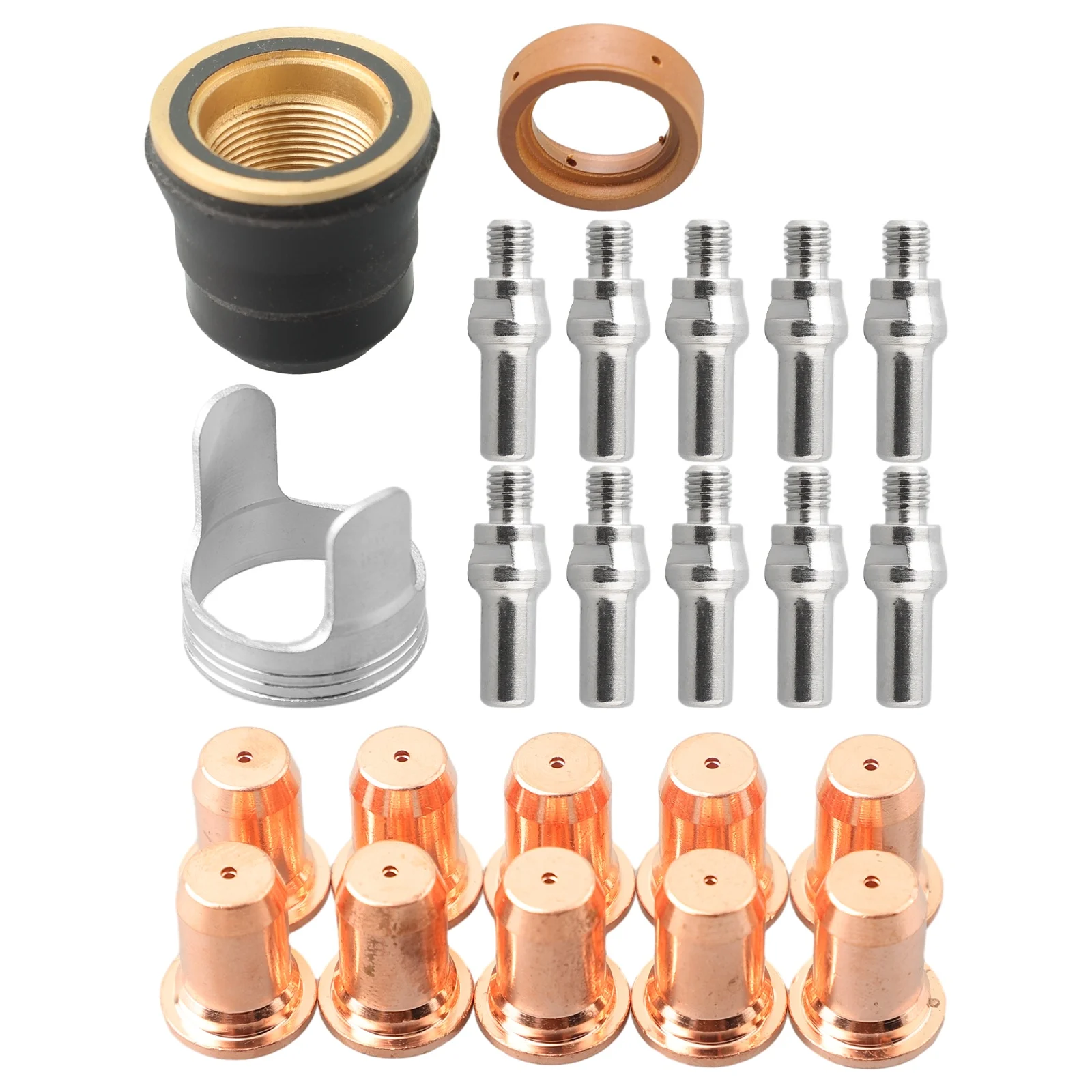 Plasma Cutting Consumables Kit 23pcs for Harbor For Freight 65A TI PC65 iPT 65 58895 Torch Electrode Nozzle Set