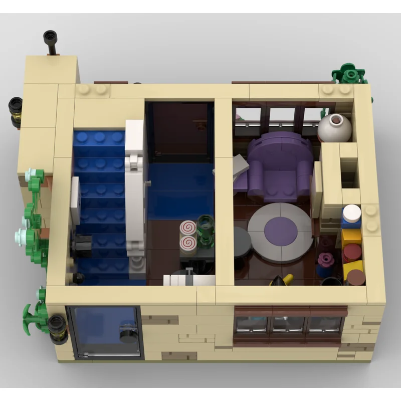 Popular Movie Model Moc Building Bricks Modular Privet Castle Model Technology Modular Block Toys DIY Assembly Christmas Gifts