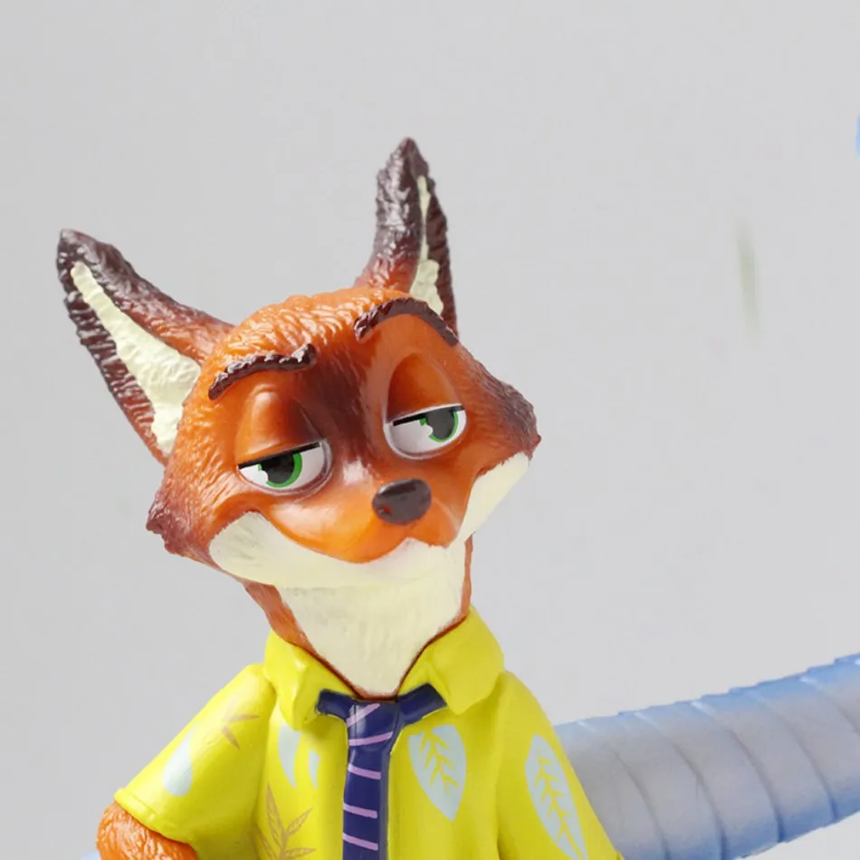 Vendita calda! Animali Action Figure Judy Hopps Nick Wilde Cartoon Nuovo film Collezione periferica Figure Regalo di compleanno
