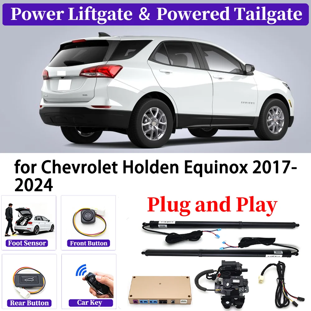 

ZJCGO for Chevrolet Holden Equinox 2017-2024 OEM Upgrade Car Automatic Power Liftgate Kit Smart Auto Electric Tailgate System