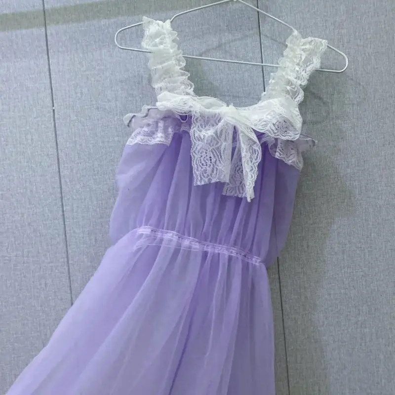 

Мужское сексуальное прозрачное платье-бретелька, платье с рюшами и подолом, двухслойная прозрачная тюлевая кружевная юбка с бантом, мягкое шелковистое эротическое платье