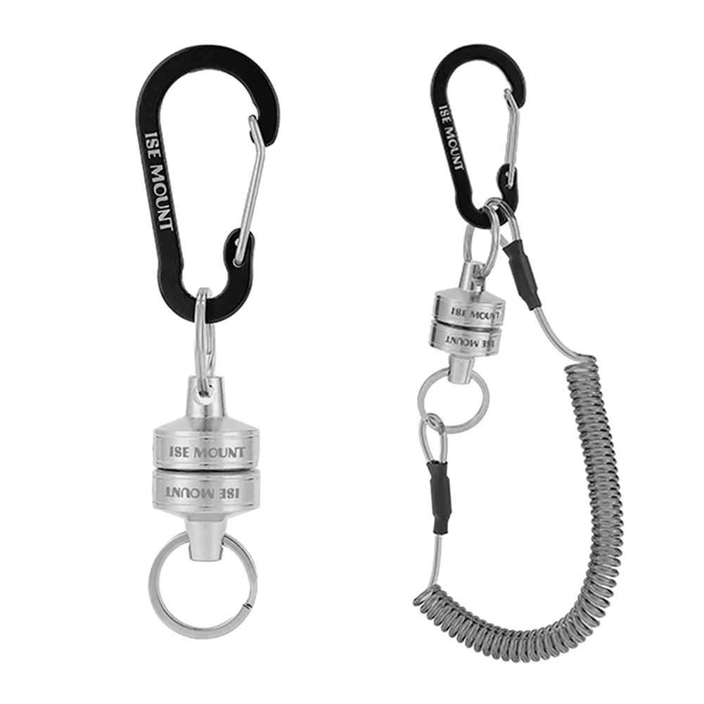 

Magnetic Release Clip 4 Kg Fishing Pliers Lure Fishing Accessory Holder With Coiled Lanyard Fishing Tool Accessories 20-100cm