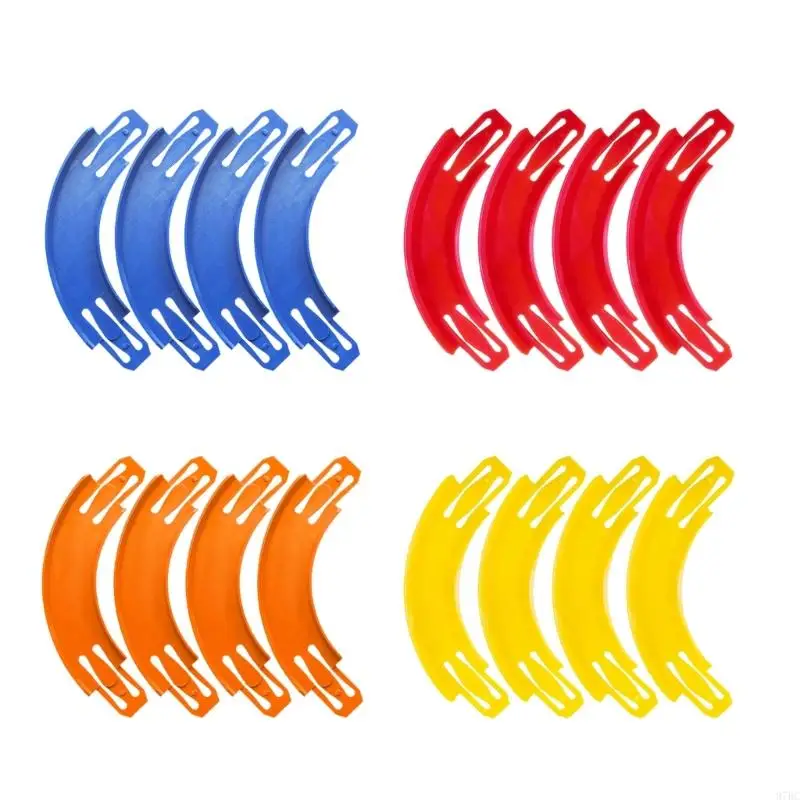 

97BC 4PCS Racing Track Connectors for Standard 1:64 Scale Car Tracks
