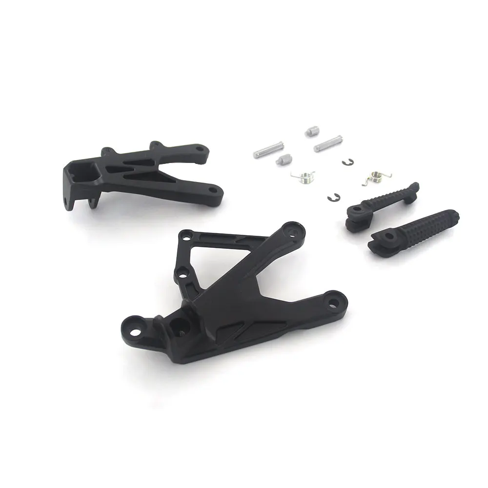 Motorcycle Parts Front Foot Rests Pedal Bracket Assembly Kit For Yamaha YZF R1 R1S R1M YZF-R1 YZF-R1S YZF-R1M 2015-2018