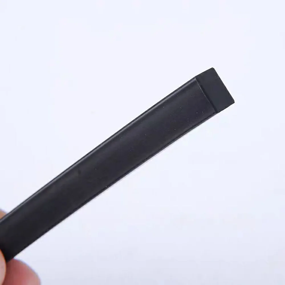 Black Square Fluorine Rubber Strip 4mm 5mm 6mm 7mm 8mm Fluororubber Cord Seal Acid Alkali Corrosion High Temp And Oil Resistant