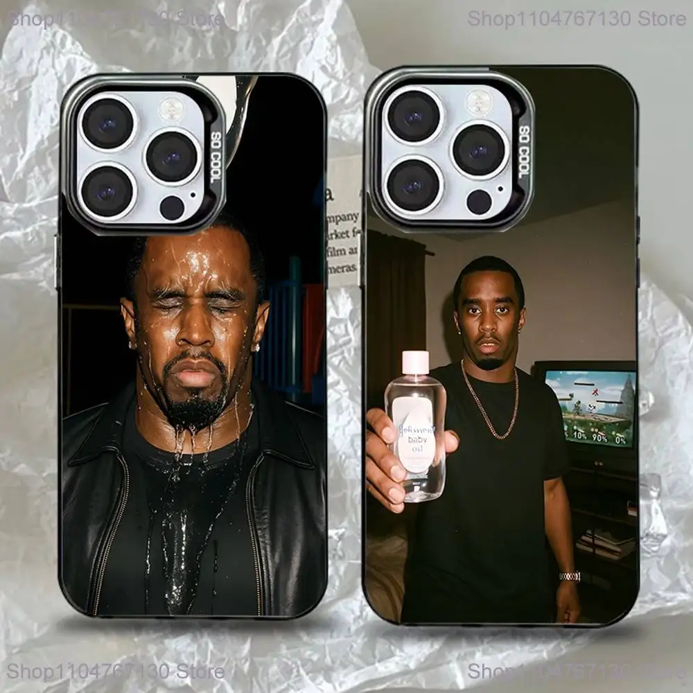 

Funny D-Diddy Phone Case For iPhone 17，16,15,14,13,12,11,Pro,Max,Plus,Mini,XS,SE Anti Fall Black Matte Hard Bumper