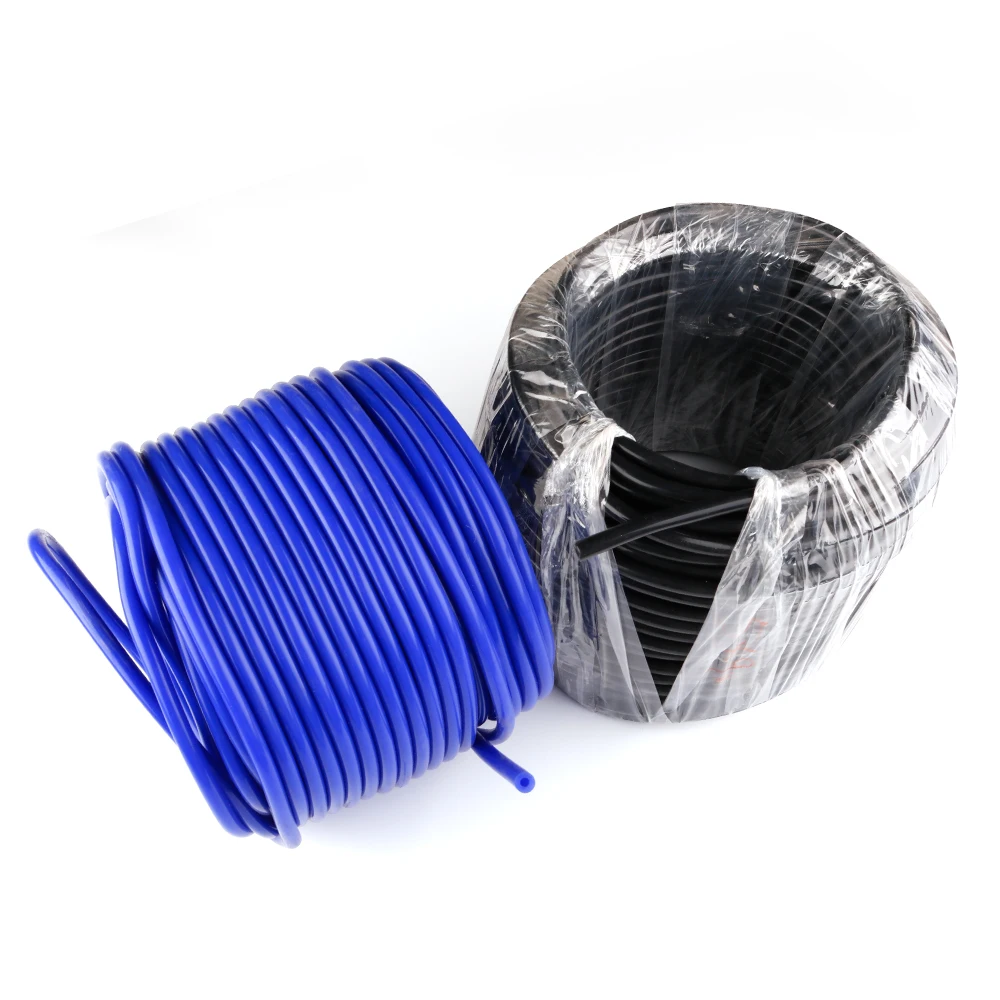 3 Meters Length ID 2mm 3mm 4mm 5mm 6mm Vacuum Silicone Hose Pipe Tube Blue/Red/Black