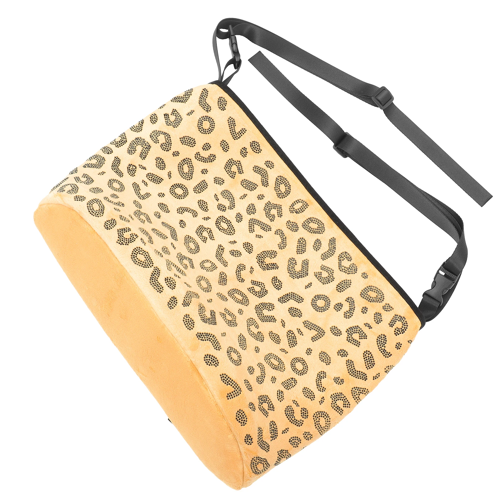 

1pc Sparkling Leopard Print Car Purse Holder Large Capacity Seat Storage Organizer Rhinestones Bling SUV RVs Cabs Handbag Pocket