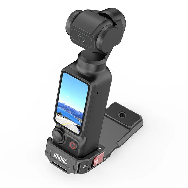 ABDE-BRDRC قوس مغناطيسي لـ DJI OSMO Pocket 3 قاعدة حامل قابلة للتعديل تركيب سريع ملحقات حامل سطح المكتب