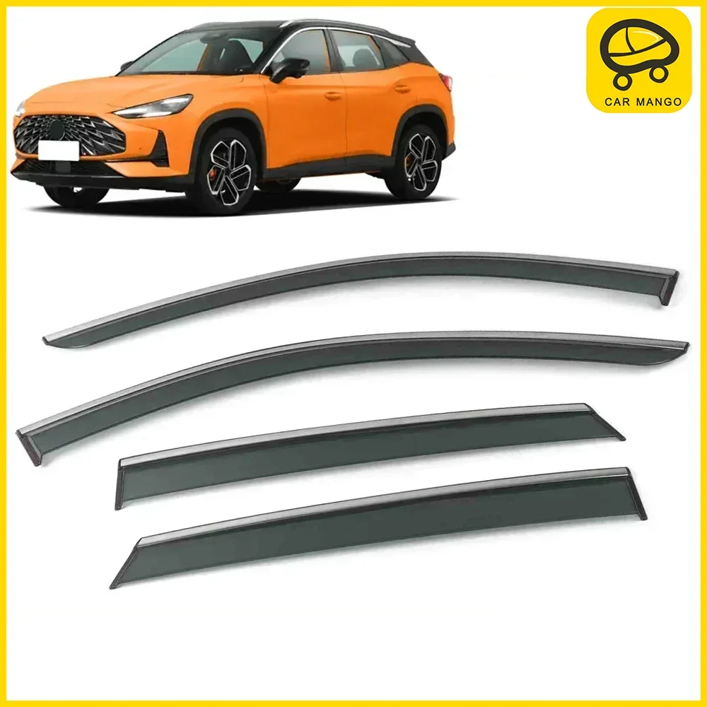 

Chrome Strips Rain Guards for MG ONE 2021-2023 Window Visor Wind Deflectors Door Visor Vent Shades Ventvisor