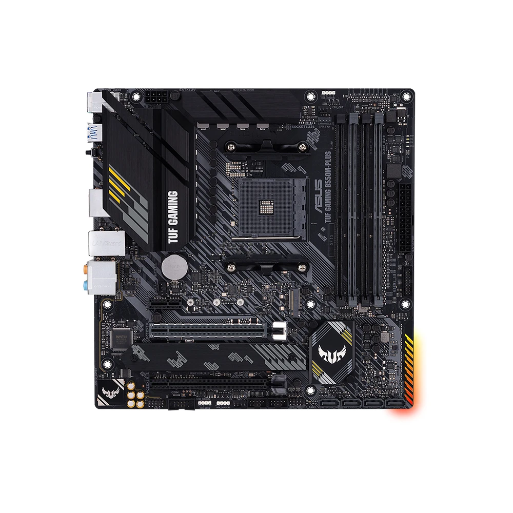 ASUS B550 Motherboard TUF GAMING B550M-PLUS Supports Ryzen 5 5600G 5600/Ryzen 7 5700x3d 5800x3d 5700x 5800x 3800x/Ryzen 9 5950X