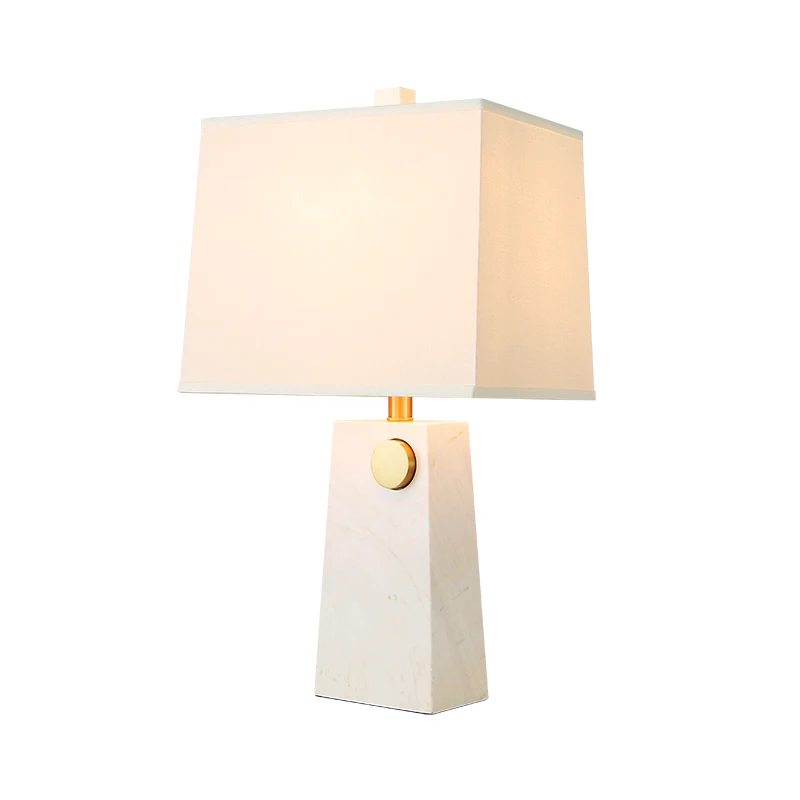 

Modern creative new Chinese hotel lobby exhibition hall model room living room bedroom bedside simple marble desk lamp