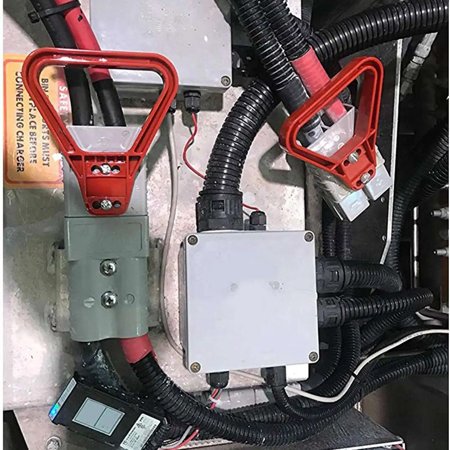 4Pcs 175A 1/0 AWG Battery Power Connector Cable Quick Connect Disconnect Kit For Anderson Connector For Car ATV Winch
