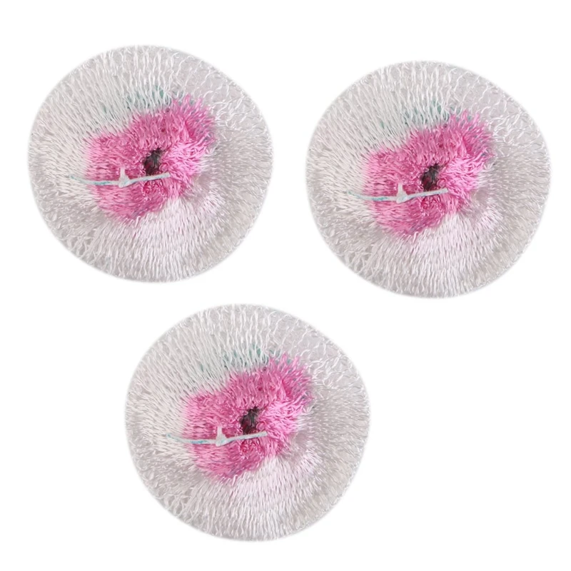 Hot 50 Pieces Replacement Gas Pressure Lantern Mantles For Camping Tent Lamp Light Pink Color