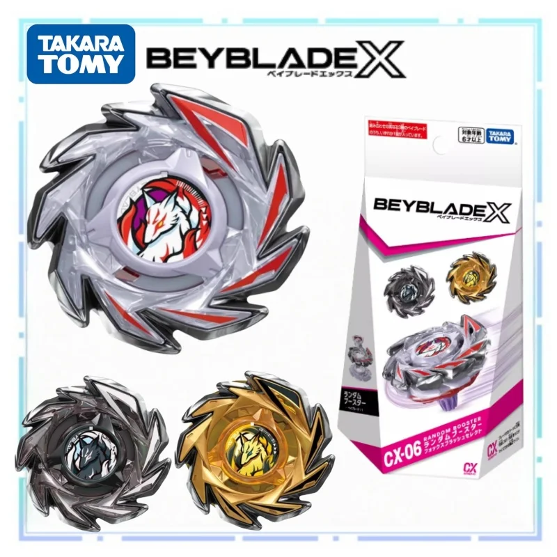 Genuino TOMY BEYBLADE X giroscopio giratorio de alta velocidad CX-06 caja ciega aleatoria confirmado juego de batalla de mesa juguete para regalo para niños