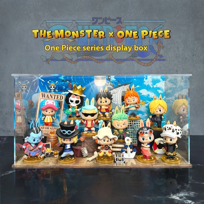 

Коробка для дисплея для Labubu The Monsters X One Series, аниме-модель, прозрачная коробка для дисплея, прозрачная пылезащитная стойка для хранения